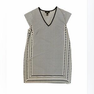 Alfani A-Line Geo Print Dress